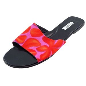 Colin Stuart‎ Slides Pink Fabric Women Shoes Size 8.5 Medium